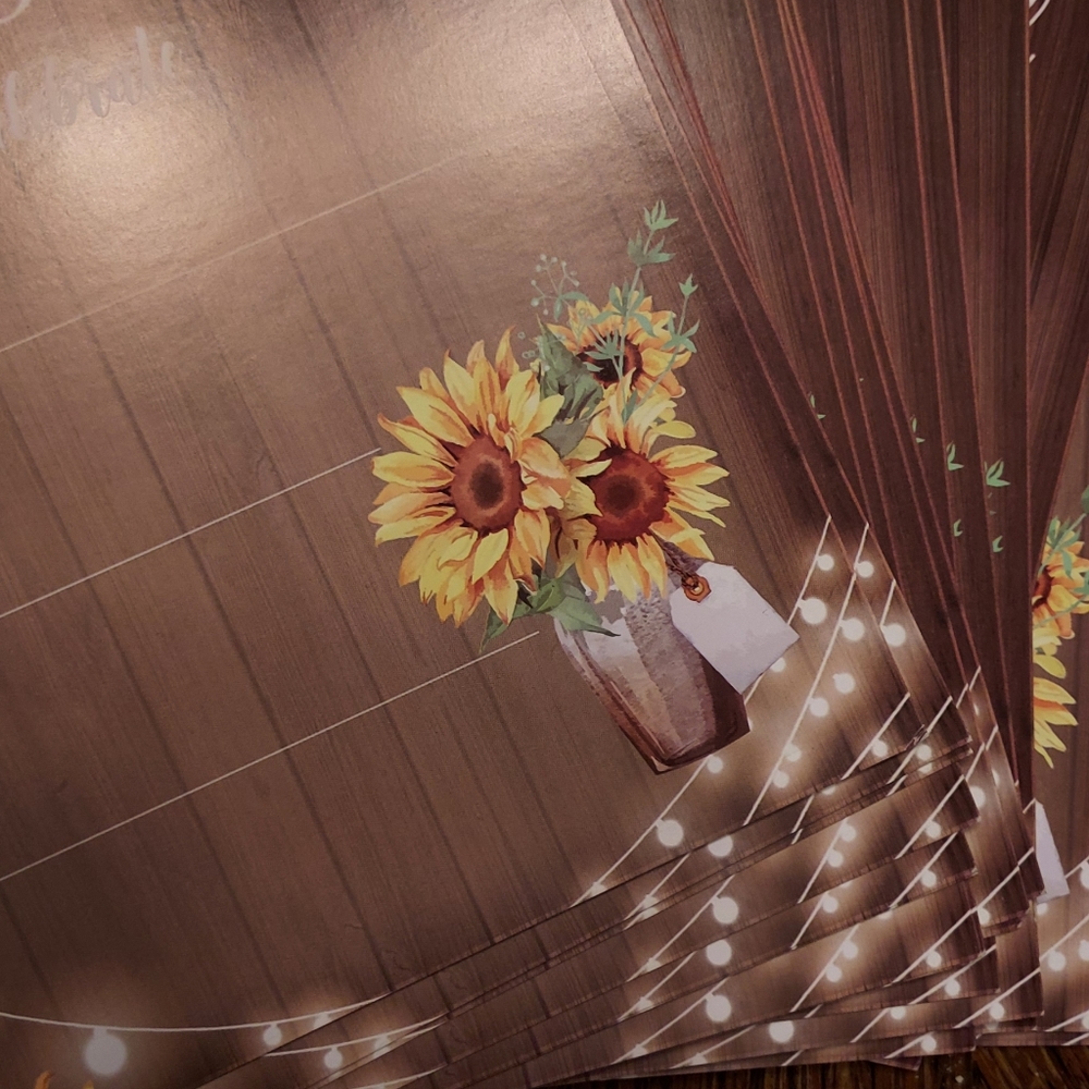 Sunflower Invitations - Picture 2 of 4